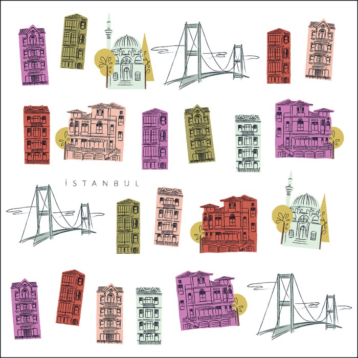 istanbul kombo fular desen